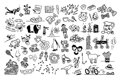 Highlights ✍️ ✍️ ✍️ art doodle drawing fun highlights illustration kidlit kids spotillustration stuff things