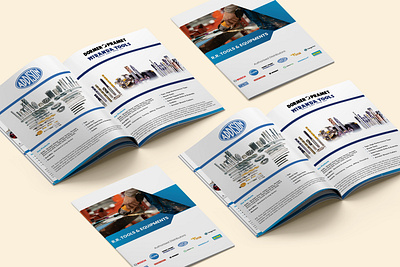 Brochure for a trading firm booklet branding brochure graphic design illustrator