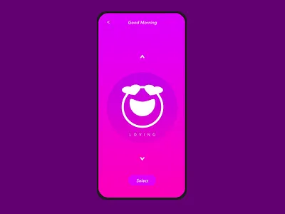 Aura Chef - ( Mood Selector ) 3 of 5 after effects animation app branding cartoon clean design graphic graphic design icon illustration logo minimal motion motion graphics toon typography ui ux vector
