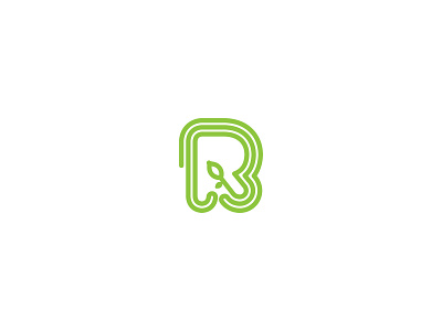 Re.use Re.cycle Protocol brand branding design flat geometric graphic design green icon leter r logo minimal protocol recycle reduce reuse rounded simple vector