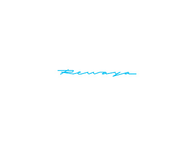 Rewaya Network brand branding design flat font geometric graphic design logo minimal network script simple type typography vector