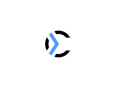 Next Curve Blog brand branding chevron circular curte design flat forward future geometric graphic design icon letter c logo minimal next simple vector
