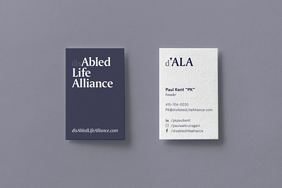 DisAbled Life Alliance brand identity brand strategy logo design