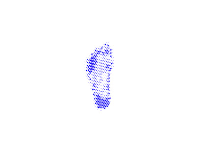 FootScan brand branding design flat graphic design icon illustration logo runners running simple symbol tech technology vector