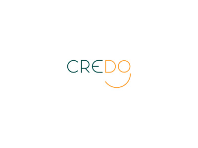 CREDO Human Talent brand branding credentialing design do face flat graphic design human icon logo mark minimal simple smile symbol talent vector