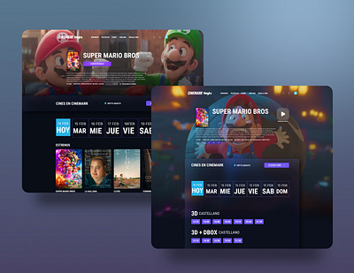 UX/UI Case Study Cinemark Hoyts Redesign