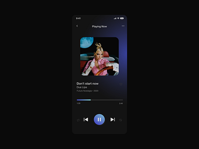 Daily Challenge - Music Player design ui ux