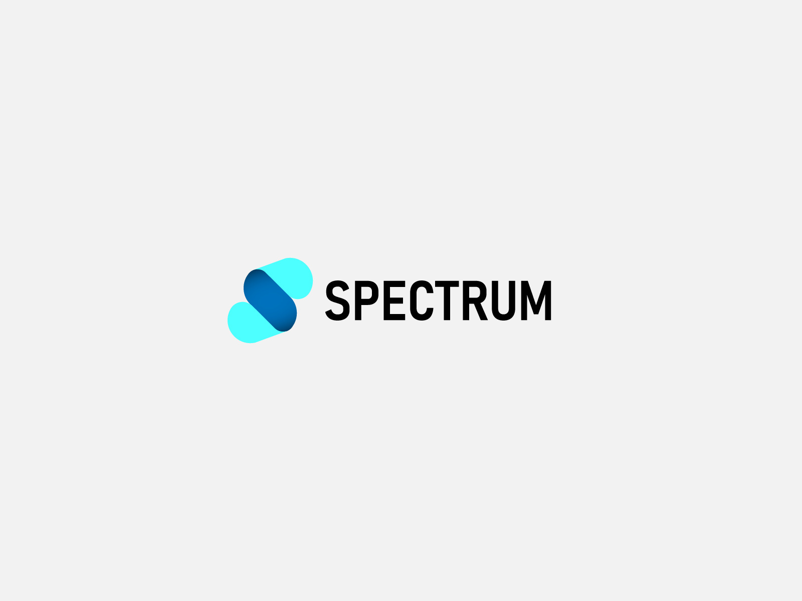 Spectrum logo design, modern, minimalist, branding, letter logo by ...