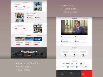 Marotta - Landing Page Sections graphic design landing page mobile ui ui ui design ux ux design visual identity web design website