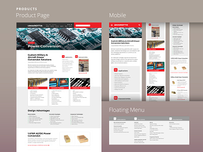 Marotta - Product Page Desktop/Mobile graphic design interaction design mobile ui mobile web ui ui design ux design visual identity web design website