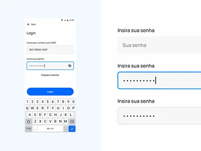 Login page concept • Input components craft craft design experience ui ui design uiux userinterface