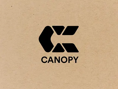 Canopy brand branding identity logo mark paper