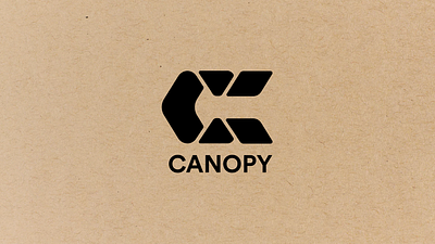 Canopy brand branding identity logo mark paper