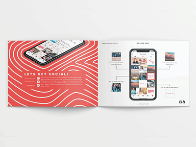 Lets Get Social! Magazine Layout Design design graphic design illustration typography vector