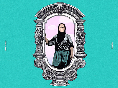 Kurdish Woman art graphic design poster vector woman