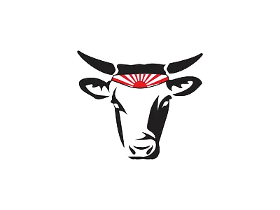 Bull head logo branding bull bull head logo cattle brand cow brand design illustration logo ranch brand ui vector wagyu bull head western cattle brand