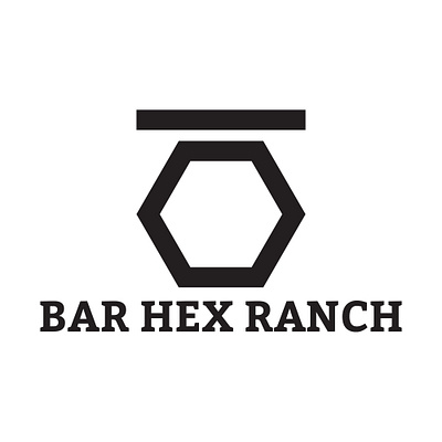 BAR HEX RANCH bar hex ranch branding cattle brand cow brand design illustration logo ranch brand vector western cattle brand