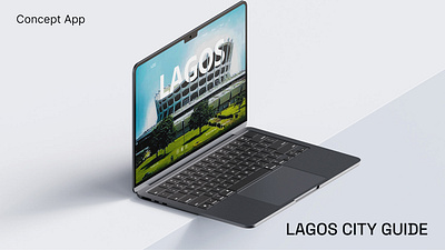 Lagos City Guide - Website | UIUX creative design interface design ui uiux ux web application website design