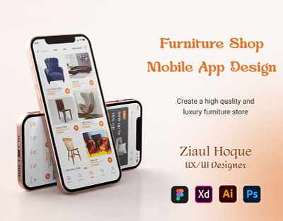 Furniture Shop Mobile App Design ui ui design ux designer ux ui