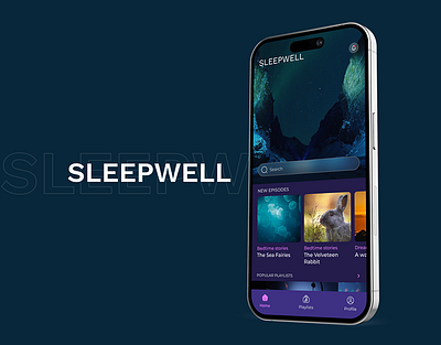 Sleepwell - Mobile Application | UIUX figma mobileapp mobileappdesign mobileapplication productdesign saas uidesign uiux uxdesign