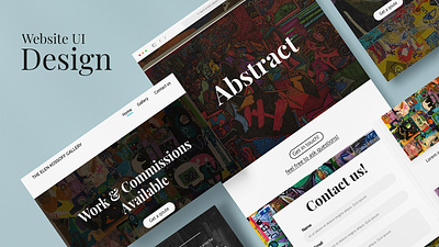 Website Landing Page Design ( UI ) animation banner design graphic design illustration ui ui design