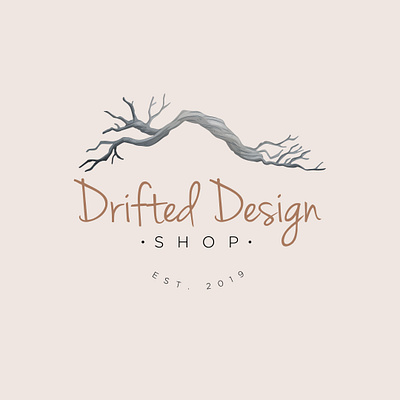 Drifted Design Shop Logo branding design graphic design logo vector