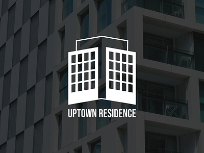 UPTOWN RESIDENCE LOGO DESIGN branding design logo