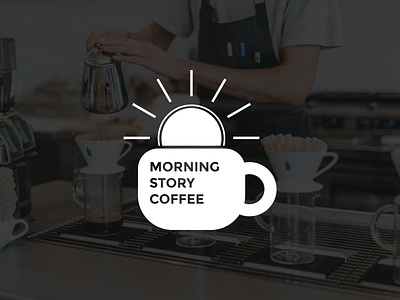 MORNING STORY COFFEE LOGO DESIGN branding design logo