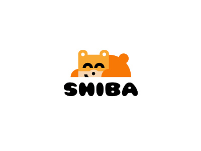Shiba bold branding design dog geometric logo logodesign modern pets shiba inu simple