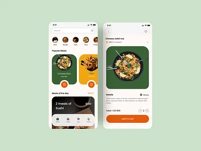 Food Delivery App food delivery app mo ui