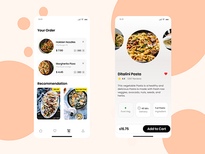 Food Delivery App UI/UX design food app uiux graphic design ui