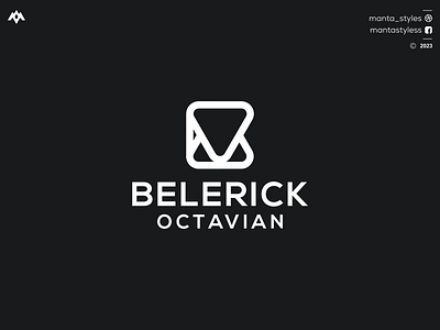 BELERICK OCTAVIAN bo logo design icon letter logo ob logo