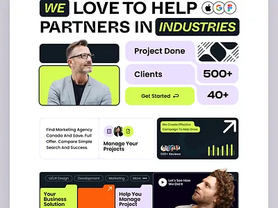 Digital Marketing Agency Landing Page Website advertising agency branding company creative agency digital agency digital marketing digital marketing agency digital marketing company hompage landing page marketing marketing agency marketing design marketing website search engine optimization seo seo agency web design website