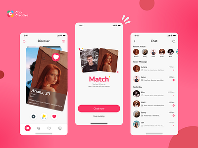 Tinder Link App designs, themes, templates and downloadable graphic ...