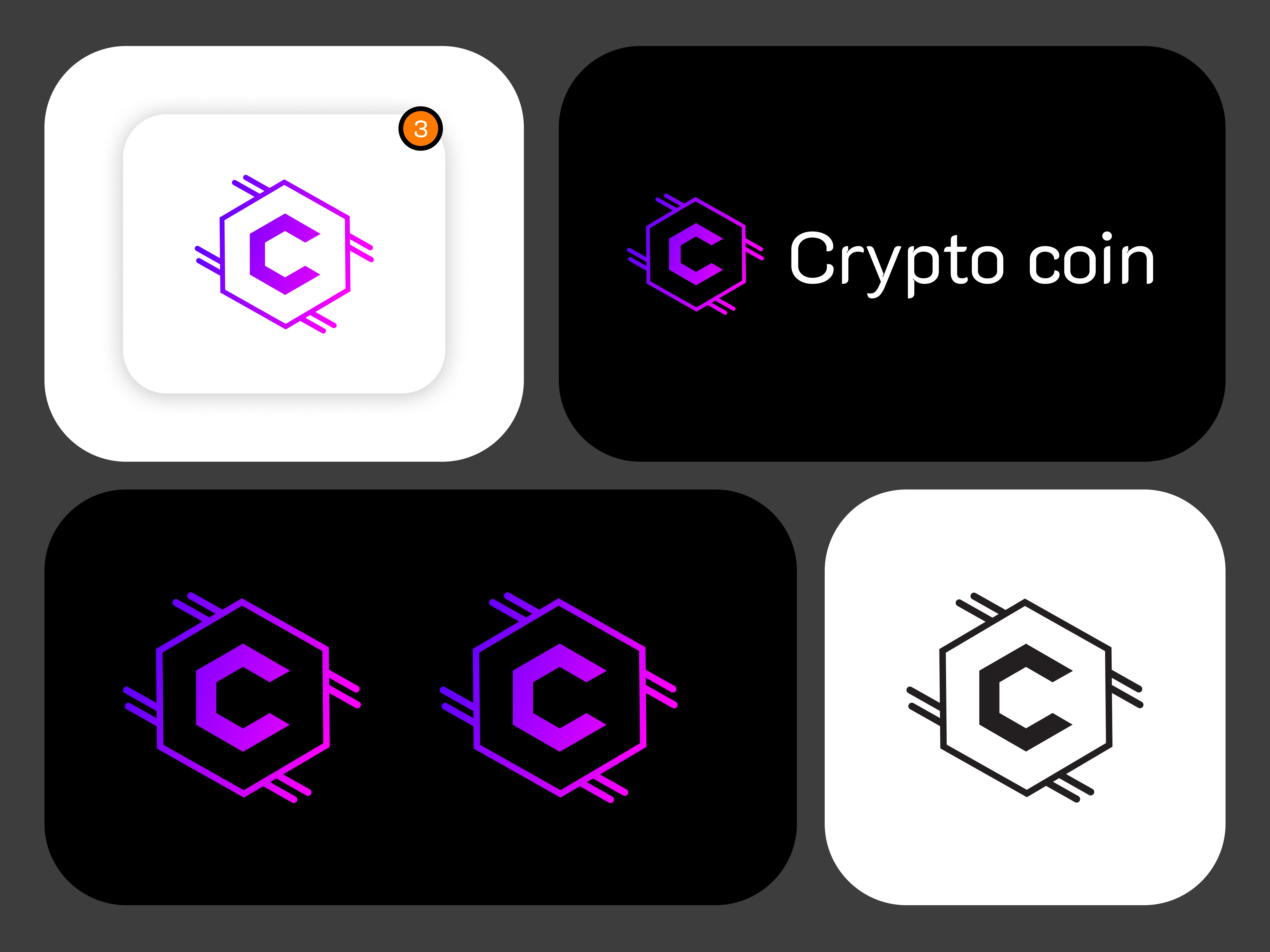 Crypto coin logo design (98) foto