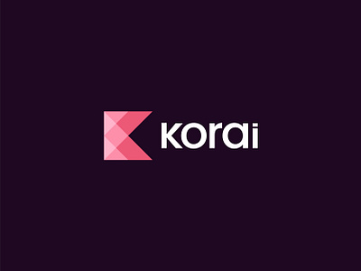 Korai_logo design app color community connect dating delivery geometric logo k k lettermark k logodesign letter k message minimal minimalist monogram sale tech