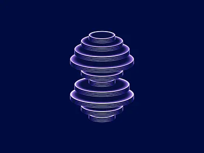 36 Days of Type - 8 36 days of type 3d 8 chrome cyber futuristic illustration metal metallic number.type typography y2k