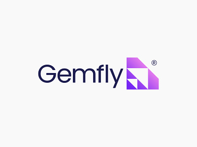 Gemfly - Gem kite logo, Stone kite logo, Diamond Kite logo mark branding design diamond diamond fly logo diamond logo gem gem fly logo gem icon gem kite or stone logo icon kite kite diamond logo kite gem logo logo logo design minimal modern diamond logo stone stone logo symbol