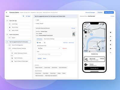 No Code, Test Automation Platform ai app builder automation platform builder dashboard design enterprise app enterprise tool enterprise ux grid low code no code no code platform no code website test automation testing tool web design