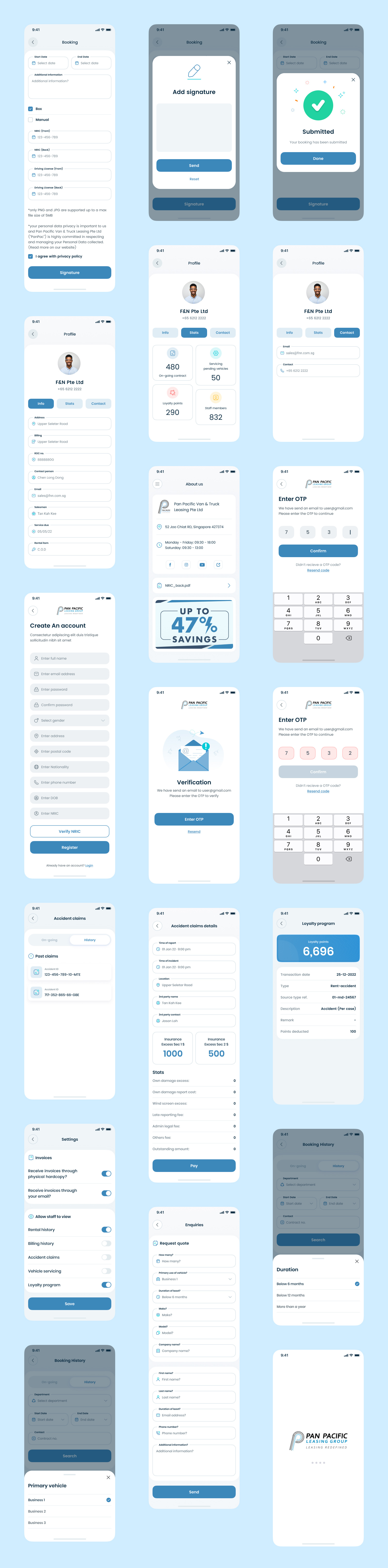 Pacific Leasing Vehicle Leasing Mobile App by Rifat Hossain on Dribbble