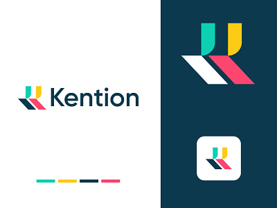 Kention logo brand and identity brand identity brand mark branding logo logo agency logo design logo designer logos modern logo popular logo visual identity