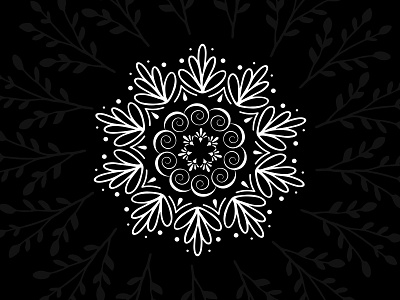 Vector Mandala Floral Elements mandala background