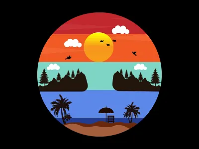 Summer T-shirt Design Illustration design graphic design graphics design graphics t shirt design illustration summer design t shirt t shirt design typography typography design typography t shirt design vector art