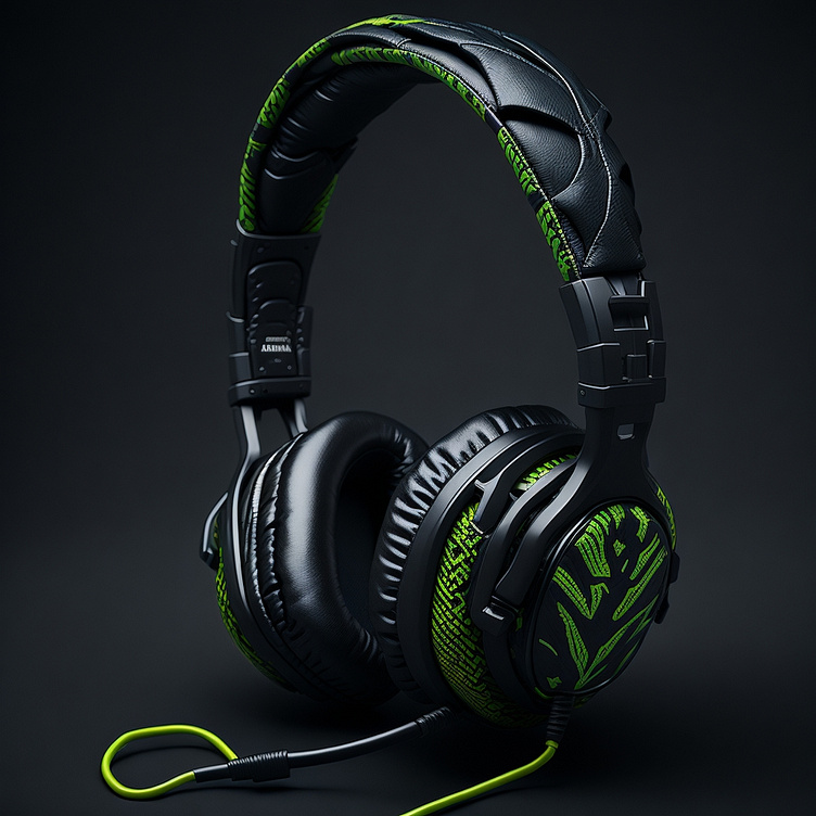 Snake gaming headphones by Ronen on Dribbble