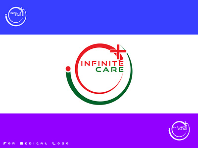 Letter I+C for Infinite Care Logo Concept 3d logo a b c d e f g h i j k l m n o p apps logo brand identity branding creative branding logo creative logo graphic design icon logo design mark modern logo professional logo typographer logo vector