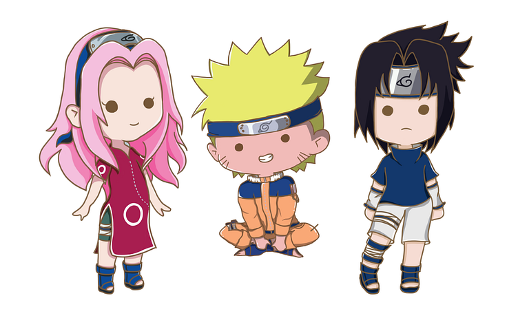 Naruto Characters Chibi version by Jobelle on Dribbble