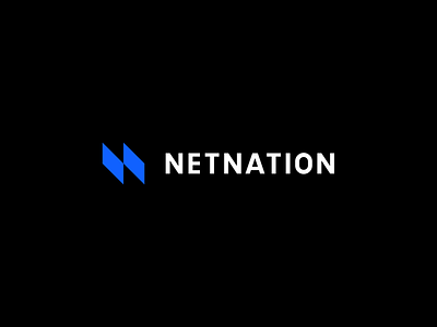 NetNation Logo after before brand branding explore geometry graphic design icon logo mark minimal process redesign sketch wordmark