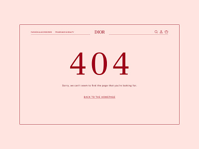 Page 404 of the clothing store 404 404 page beauty design fashion ui ux webdesign