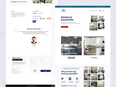 Nelson Website - Landing Page UI Design branding design illustration landing page product design ui ux