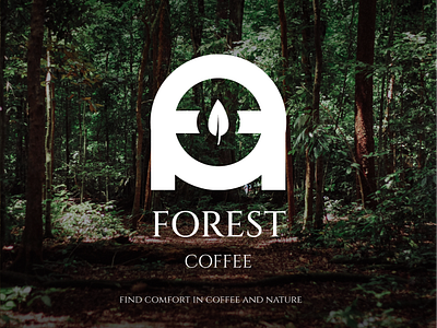 Forest Coffee Logo adobe illustrator adobe photoshop branding figma graphic design logo minimalist design